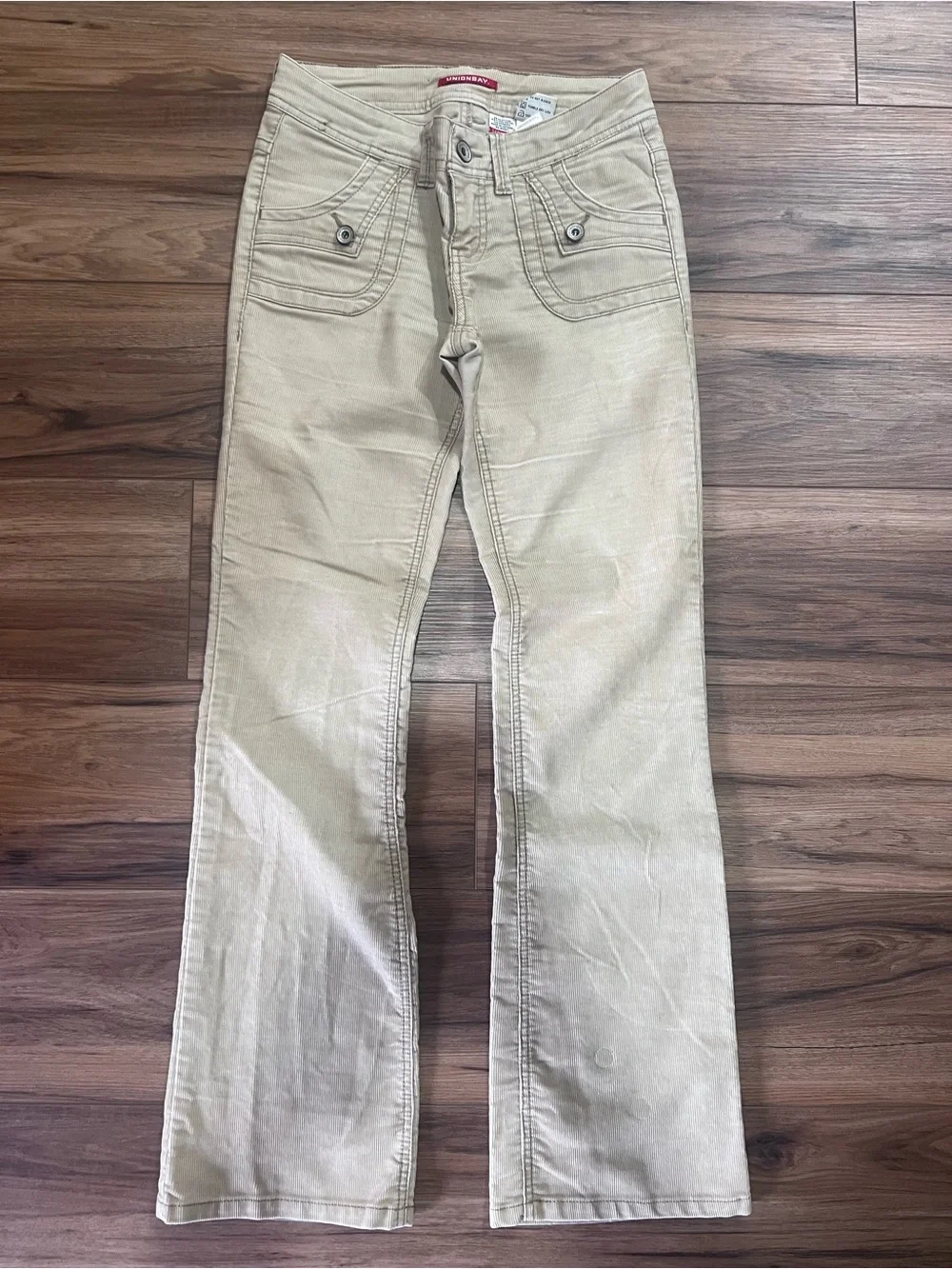 UNIONBAY Light Beige Wide Leg Jeans